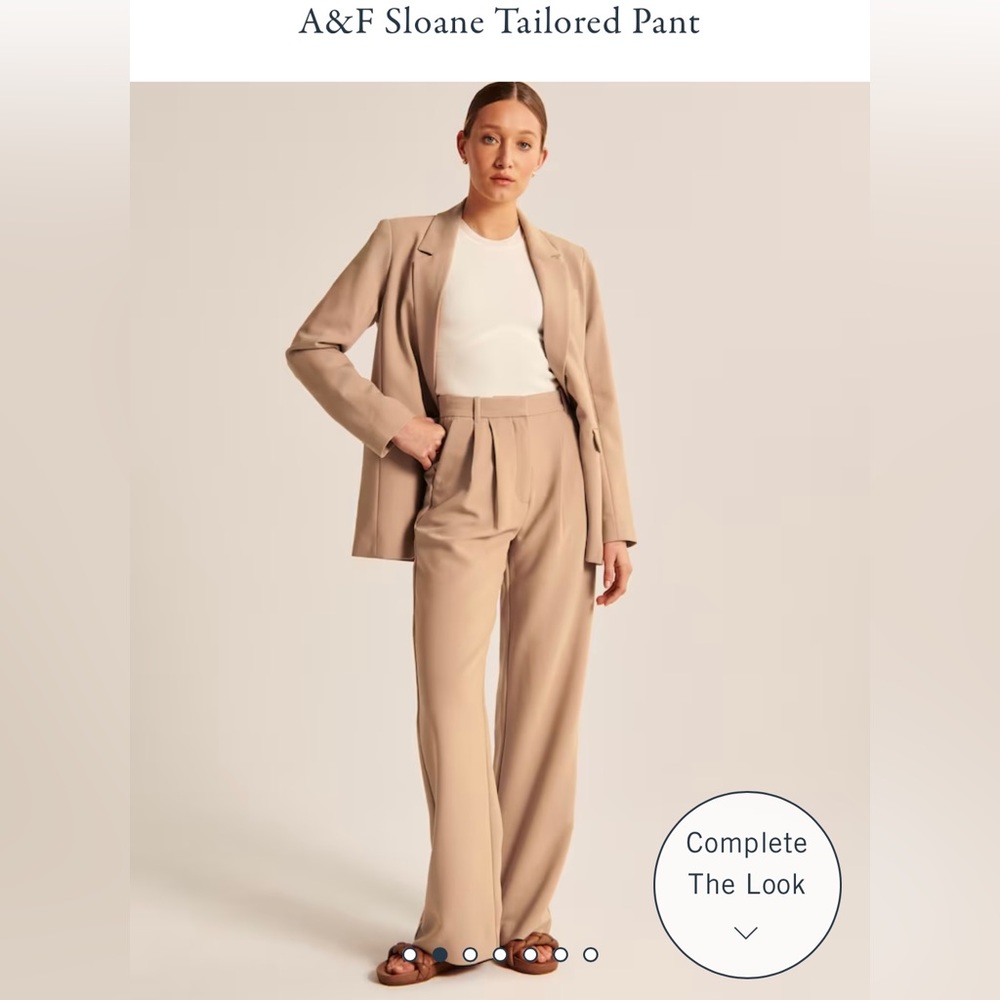 Womens Abercrombie & Fitch Sloane Tailored Pants